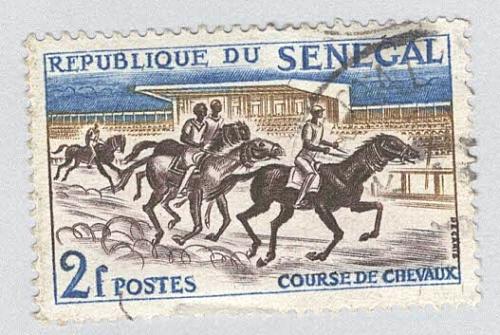 Senegal 204 Horse Racing Used 2 (BP95316)