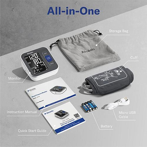 Alcedo Blood Pressure Monitor for Home Use Automatic Digital BP Machine with ...