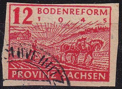 GERMANY Alliiert SBZ [Provinz Sachsen] MiNr 0086 wa ( O/used )