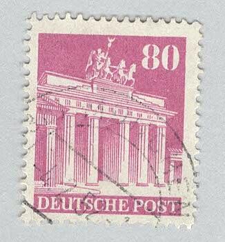 Germany Brandenburg gate pink 80 Used (BP89818)