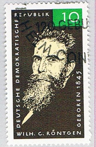 Germany DDR 753 Used Wilhelm C. Rontgen 1965 (BP80225)
