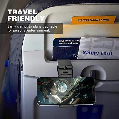 Perilogics Universal in Flight Airplane Phone Holder Mount. Hands Free Viewin...