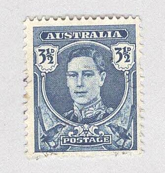 Australia QE 2 red 3 1/2 Used (BP90021)