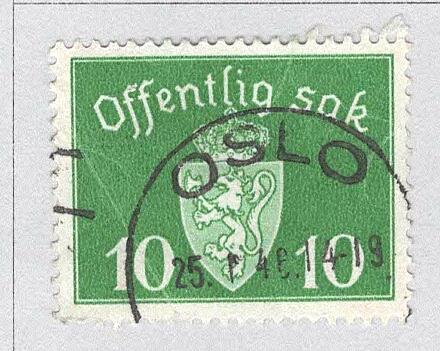 Norway O35 Coat of Arms Used (BP93421)