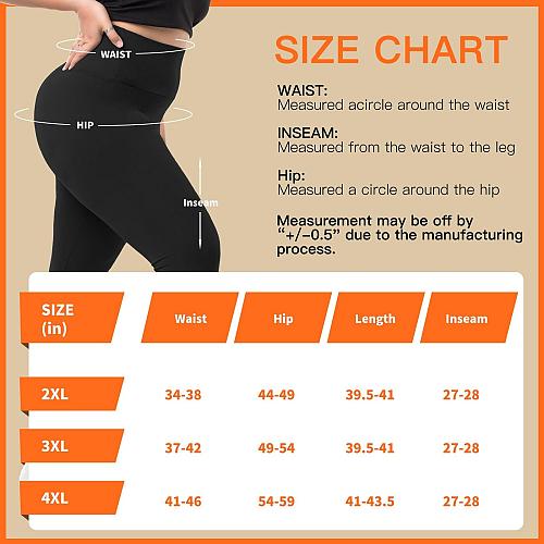 SINOPHANT Plus Size Leggings for Women High Waisted Tummy Control Buttery Sup...