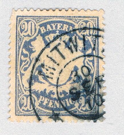 Bavaria 64 Used Coat of arms 1888 (BP87114)