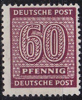 GERMANY Alliiert SBZ [West-Sachsen] MiNr 0137 Y ( **/mnh )