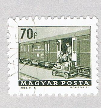 Hungary Used Train green (BP84531)