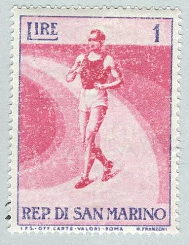 San Marino 345 Walking Racer MNH 3 (BP96225)