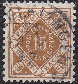 GERMANY W&uuml;rttemberg [Dienst] MiNr 0121 ( O/used )