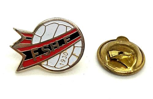 Soccer-National Federation of Albania Football FSHF. Pin, badge