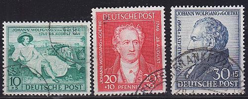 GERMANY Alliiert AmBri [1949] MiNr 0108-10 ( O/used ) [02]