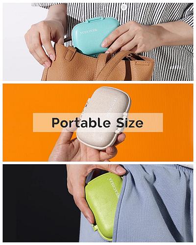 MEACOLIA 3 Pack 8 Compartments Travel Pill Organizer Daily Pill Case Small Pi...