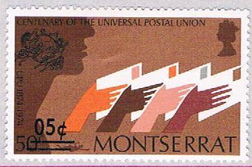Montserrat 315 MLH Postal Images surcharged 1975 CV 1.40 (BP3399)