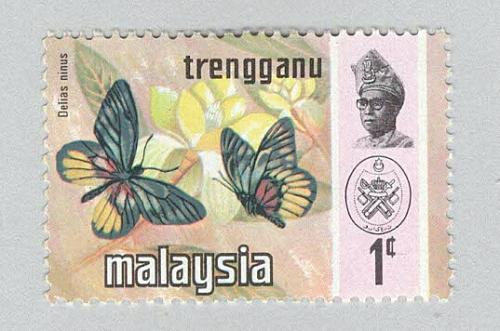 Malaysia Trengganu 96 Butterflies MNH 1 (BP97213)