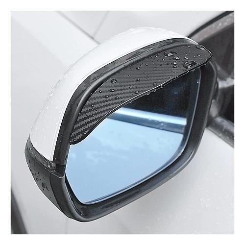Blilo 2PCS Smoke Visor Guards for Car Side Mirrors - Waterproof Carbon Fiber ...