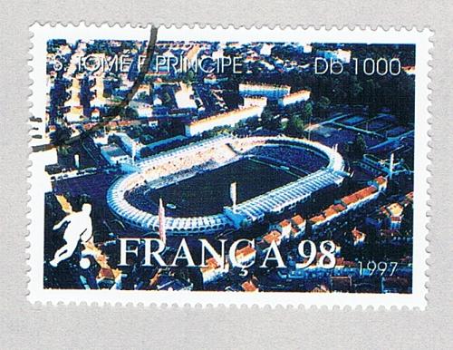 St Thomas & Prince Used Stadium D 1 1998 (BP81602)