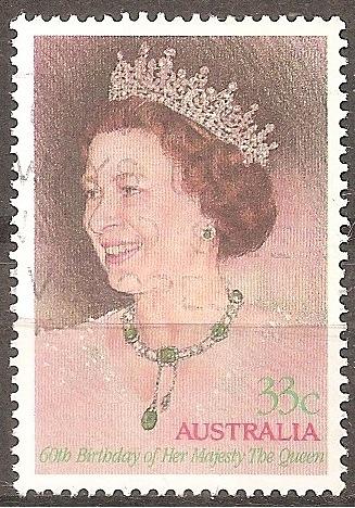 [AU0983] Australia: Queen Elizabeth's Birthday (1986) Used Single