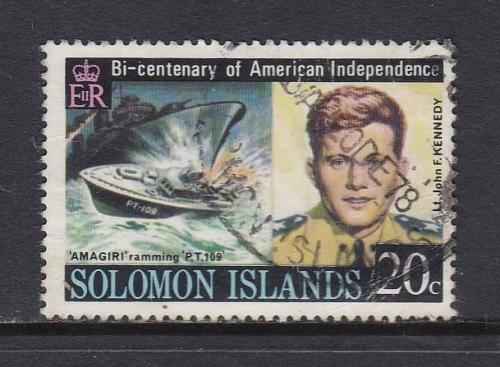Solomon Islands: 1976 Bi-Centenary Of American Independence FU Stamp. Ref: S0626