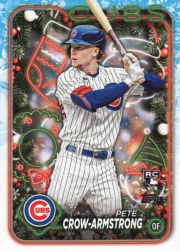 2024 Topps Holiday #136 - Pete Crow-Armstrong - Cubs