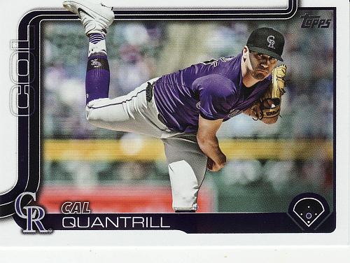 2025 Topps #301 - Cal Quantrill - Rockies