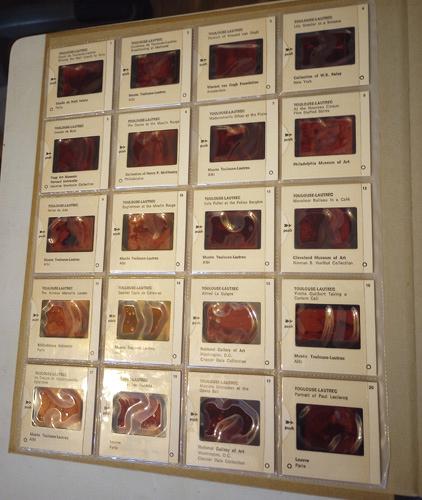 Color Slide Program of the Great Masters : TOULOUSE-LAUTREC 1969 HB FREE Shipping