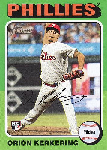 2024 Topps Heritage High Numbers #669 - Orion Kerkering - Phillies
