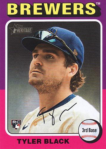 2024 Topps Heritage High Numbers #578 - Tyler Black - Brewers