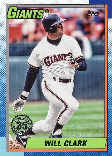 2025 Topps '90 Topps #97 - Will Clark - Giants
