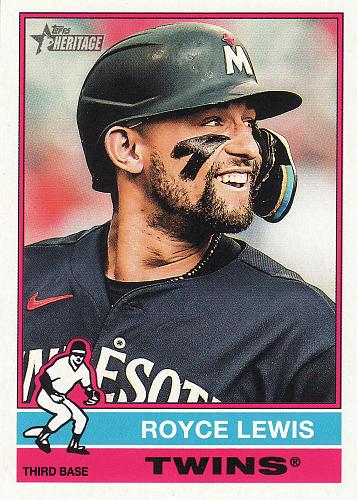 2025 Topps Heritage #138 - Royce Lewis - Twins