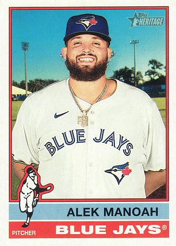 2025 Topps Heritage #486 - Alek Manoah - Blue Jays
