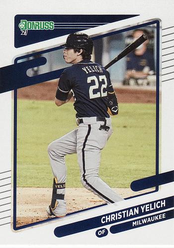 2021 Donruss #200 - Christian Yelich - Brewers