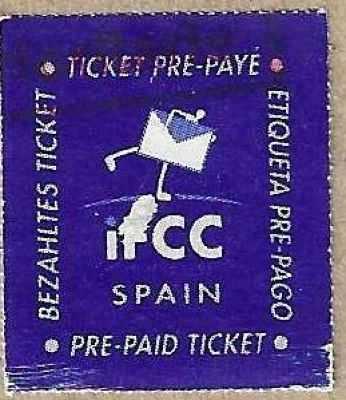 IFCC Pre paid Ticket - 16595