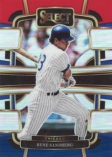 2024 Select Concourse Red White and Blue Prizm #86 - Ryne Sandberg - Cubs