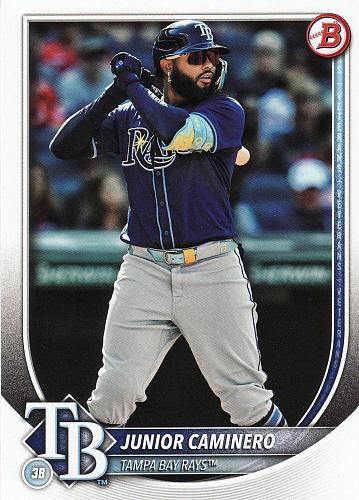 2025 Bowman #13 - Junior Caminero - Rays
