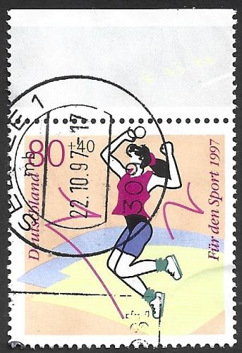 German Used Scott #B809 Catalog Value $2.10