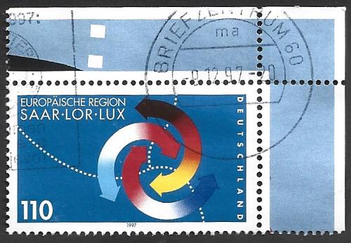 German Used Scott #1982 Catalog Value $.75