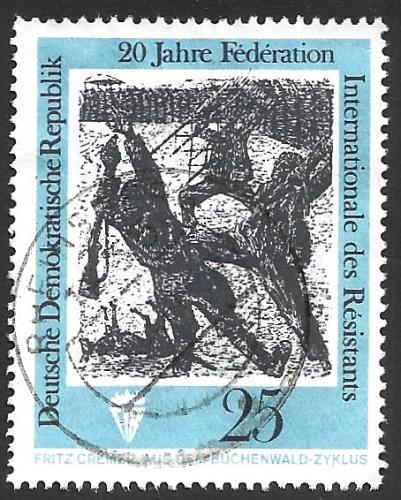 Germany DDR Used Scott #1313 Catalog Value $.45