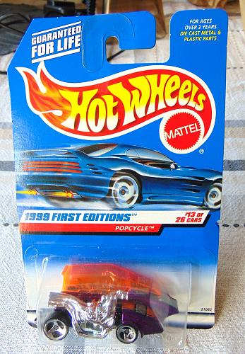 1999 Mattel HOT WHEELS -- 1st. Editions - POPCYCLE - Coll. #913 * MINT