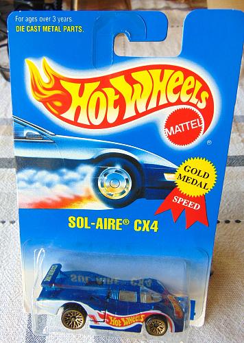 Hot Wheels 1991 #254 Sol-Aire CX4*Mint Never Opened.