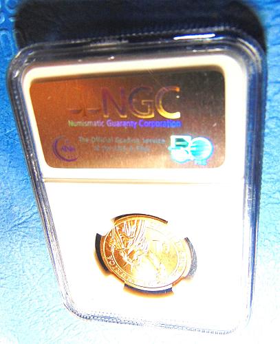 2007 P Presidential Dollars: John Adams*Mint Error*Double Edge Lettering "Inverted"