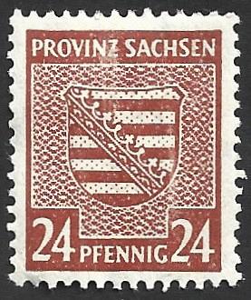 German Hinged Scott #13N10 Catalog Value $.25
