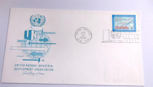 UN First Day Cover* 1968 * Industrial Develpment.