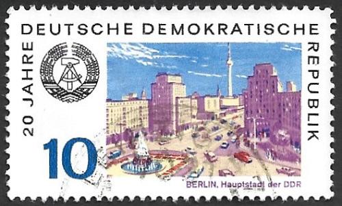 Germany DDR Used Scott #1140 Catalog Value $.25