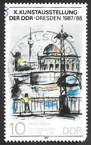 Germany DDR Used Scott #2638 Catalog Value $.25