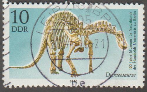 German DDR Used Scott #2812 Catalog Value $.25