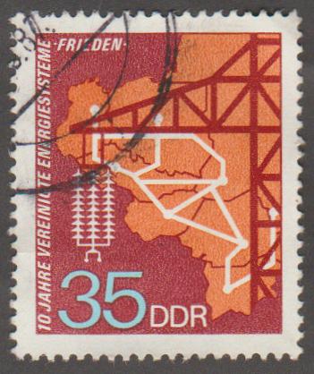 Germany DDR Used Scott #1484 Catalog Value $.30
