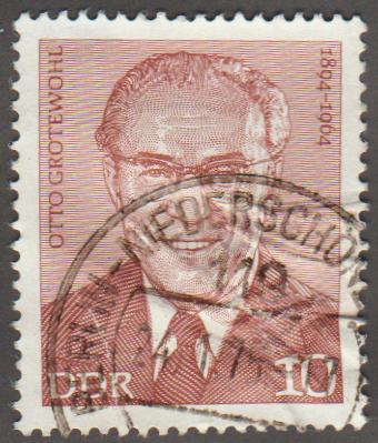 Germany DDR Used Scott #1515 Catalog Value $.25