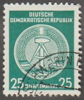 German DDR Used Scott #O23 Catalog Value $.35