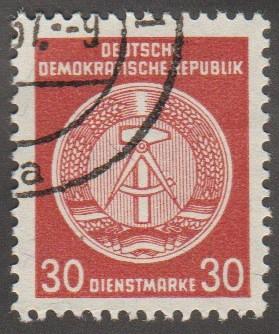 German DDR Used Scott #O41 Catalog Value $.25